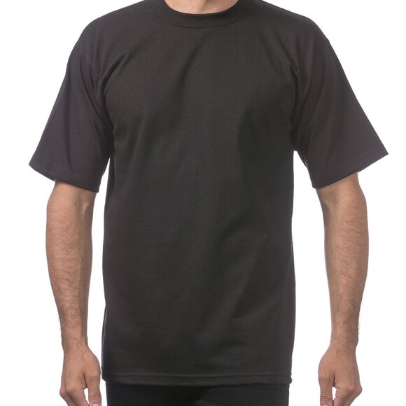 Pro Club Men's Heavyweight Cotton Short Sleeve Crew Neck T-Shirt - Picture 4 of 5